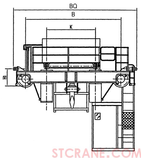 QE型雙小車吊鉤橋式起重機(圖3)