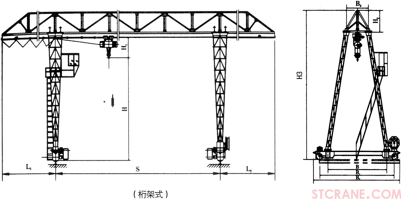 MH型電動葫蘆門式起重機(圖3)
